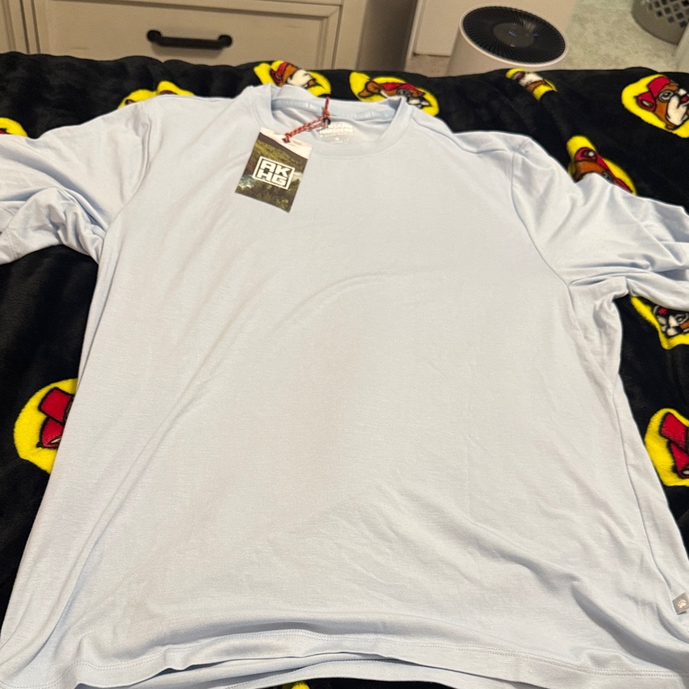 Duluth Trading Co Light Blue Short Sleeve Tee